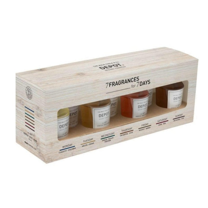 Depot No. 601 7 Fragrances for 7 Days Kit bagnoschiuma - Planethair 