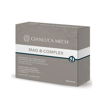 Gianluca Mech Integratori Mag B-Complex Vitamine Gruppo B e Magnesio 20 bustine Gianluca Mech Tisanoreica