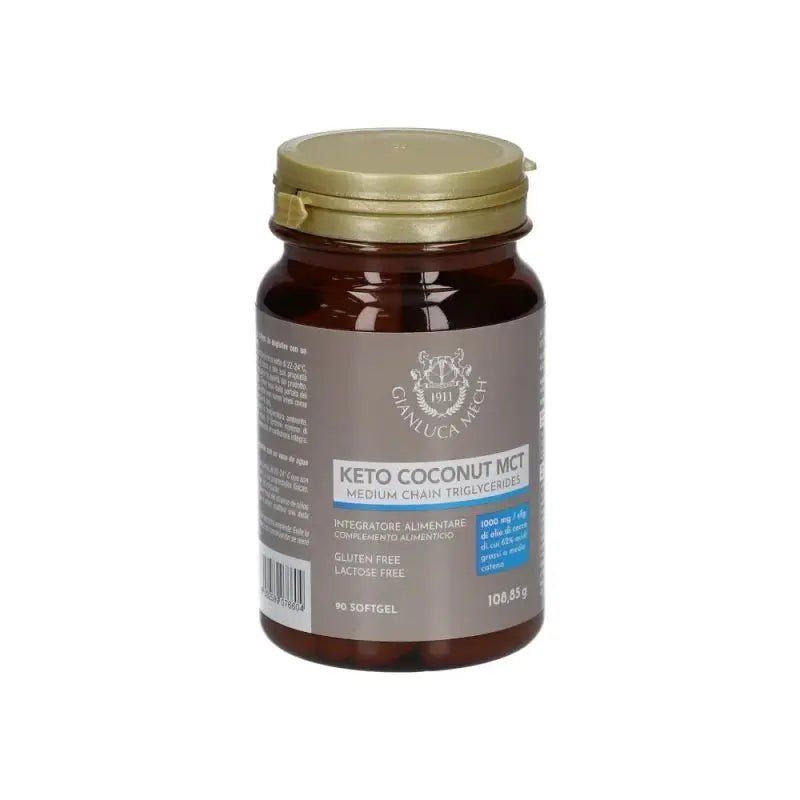 Gianluca Mech Integratore Keto Coconut MCT 90 Softgel - Planethair 