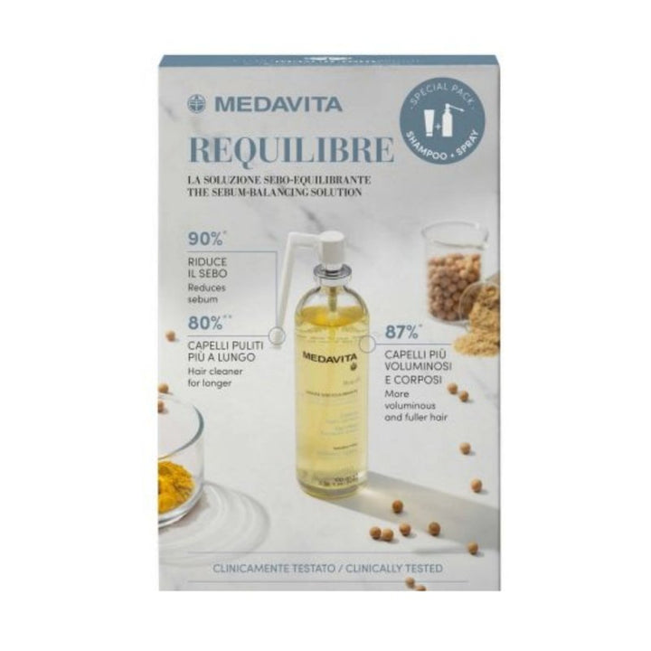 Medavita Requilibre Special Kit Cute Seborroica Spray e Shampoo - Planethair 