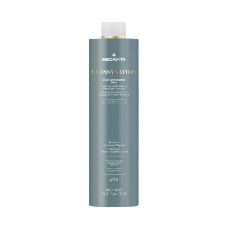 Medavita Glossynation Starlight Radiant Fluid Laminazione Capelli 500ml - Planethair 