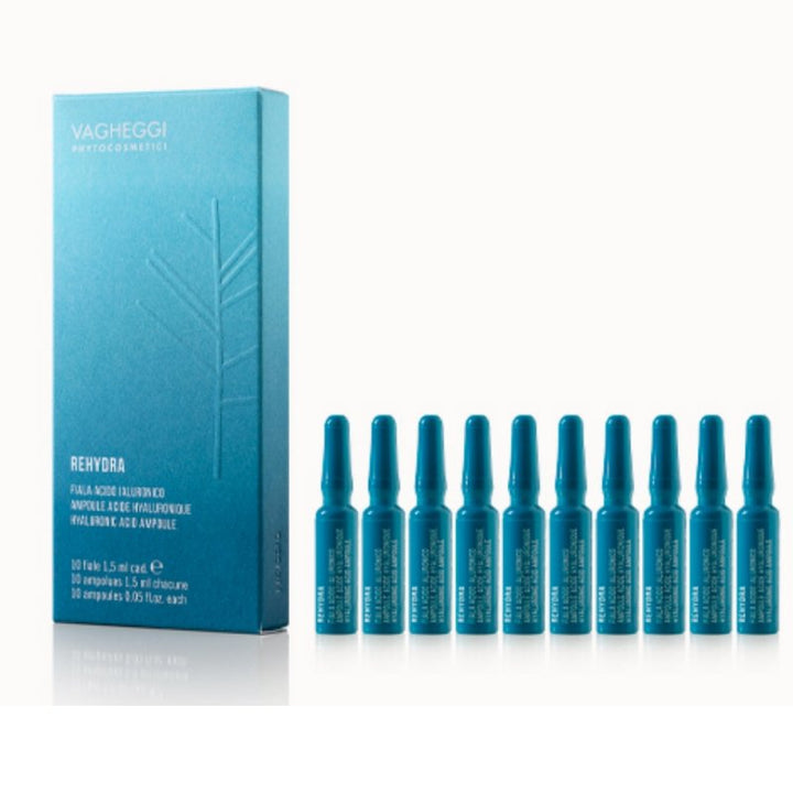 Vagheggi Rehydra Siero Viso Acido Ialuronico 10 fiale x 1,5ml - Planethair 