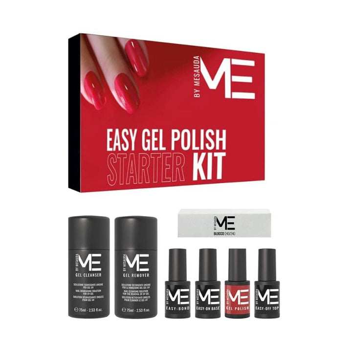 Me by Mesauda Easy Gel Polish Starter Kit Unghie Rosse - Planethair 