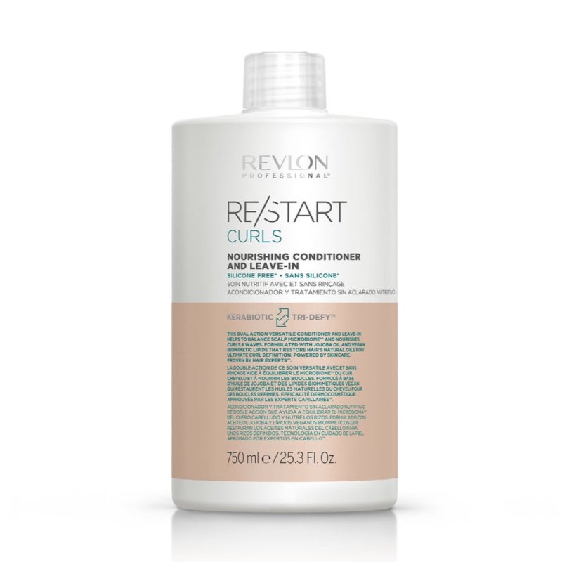 Revlon Restart Curls Nourishing Conditioner And Leave In Balsamo Capelli Ricci - Planethair 