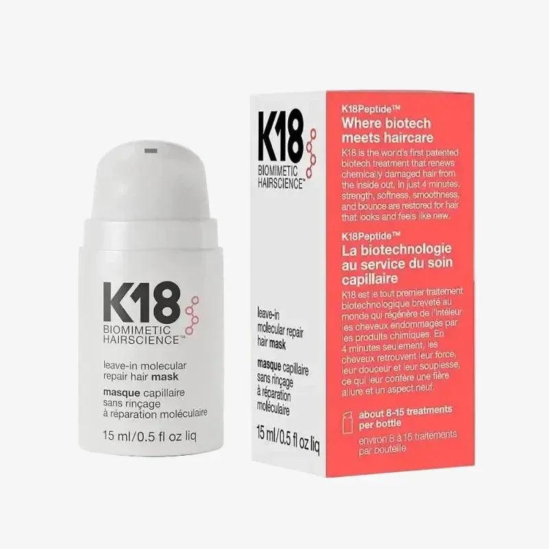 K18 Leave-In Molecular Repair Hair Mask – Maschera Riparatrice Molecolare - Planethair