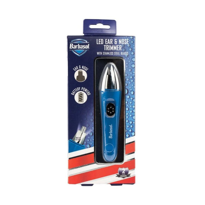 Barbasol Trimmer Led per Orecchie e Naso Barbasol