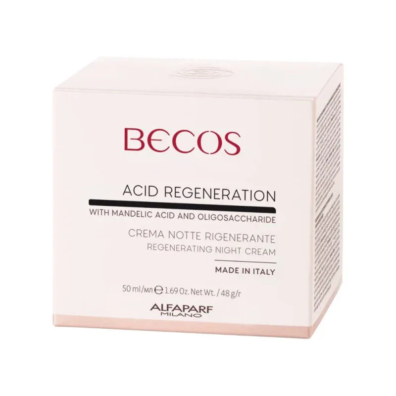 Becos Acid Regeneration Crema Viso Notte Rigenerante 50ml - Planethair