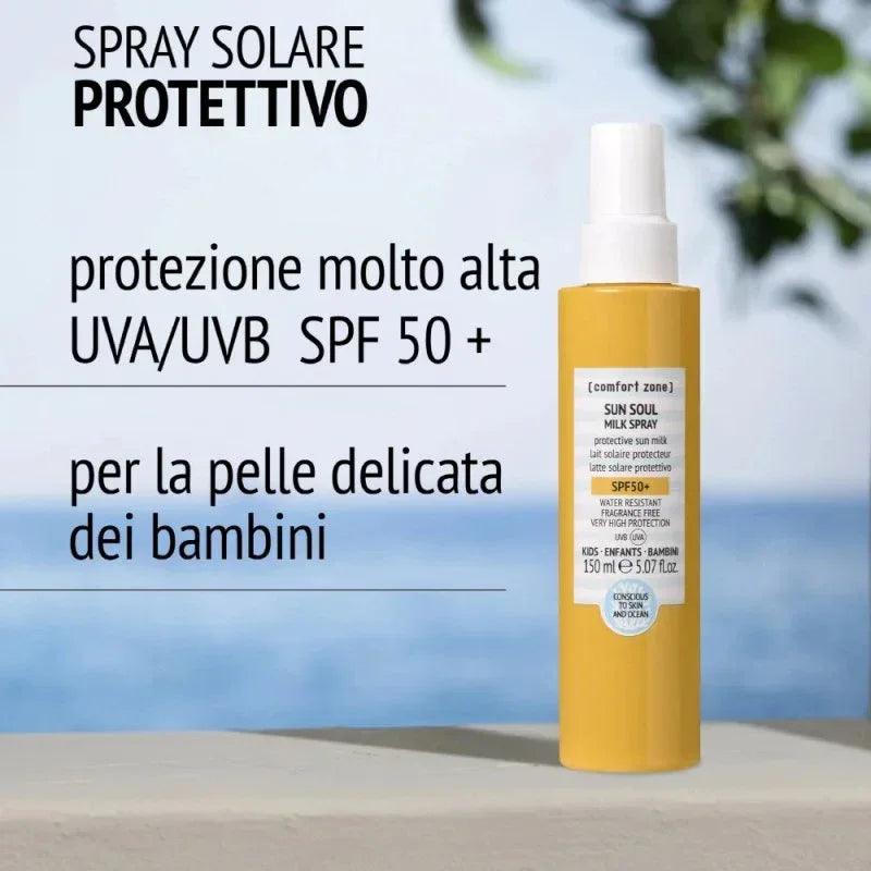 Comfort Zone Sun Soul Milk Spray SPF50+ solare bimbi 150ml - Planethair