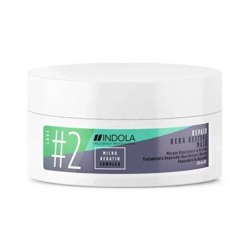 Indola Repair Kera Restore Mask maschera ristrutturante capelli 200ml - Planethair