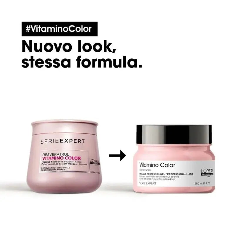L'Oreal Professionnel Serie Expert Vitamino Color Maschera capelli colorati 250ml - Planethair 