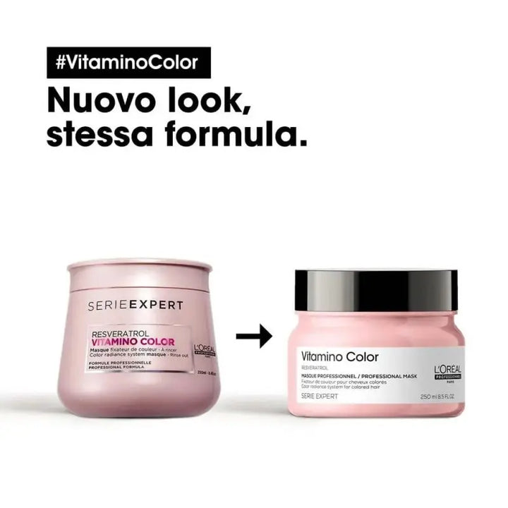 L'Oreal Professionnel Serie Expert Vitamino Color Maschera capelli colorati 250ml - Planethair 