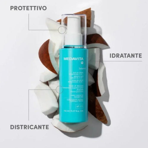 Medavita Solarich Olio Capelli in Crema Miracoloso 10 in 1 150ml - Planethair