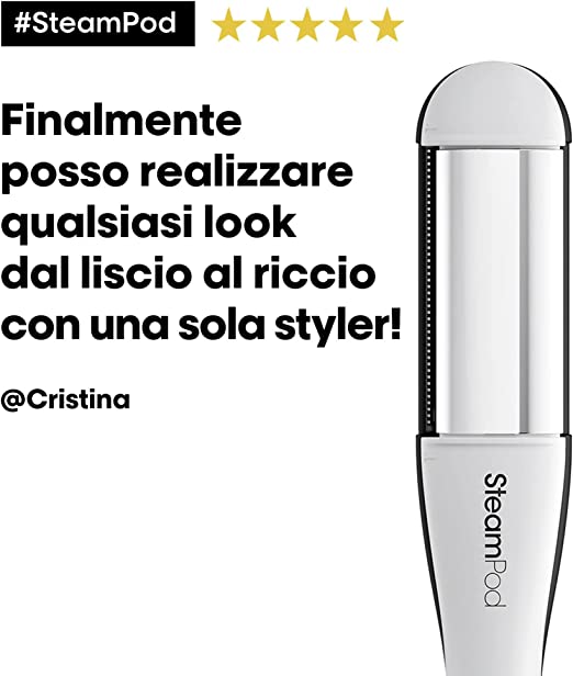 Steampod 4.0 L'Oréal Professionnel - piastre esterne riscaldate per ricci e onde
