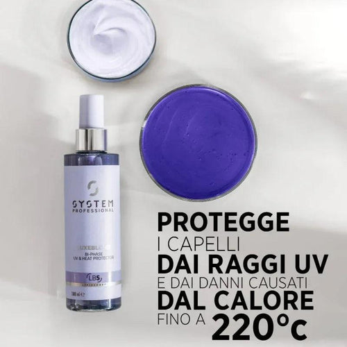 System Professional LuxeBlond Bi Phase UV spray termoprotettore LB5 180ml - Planethair