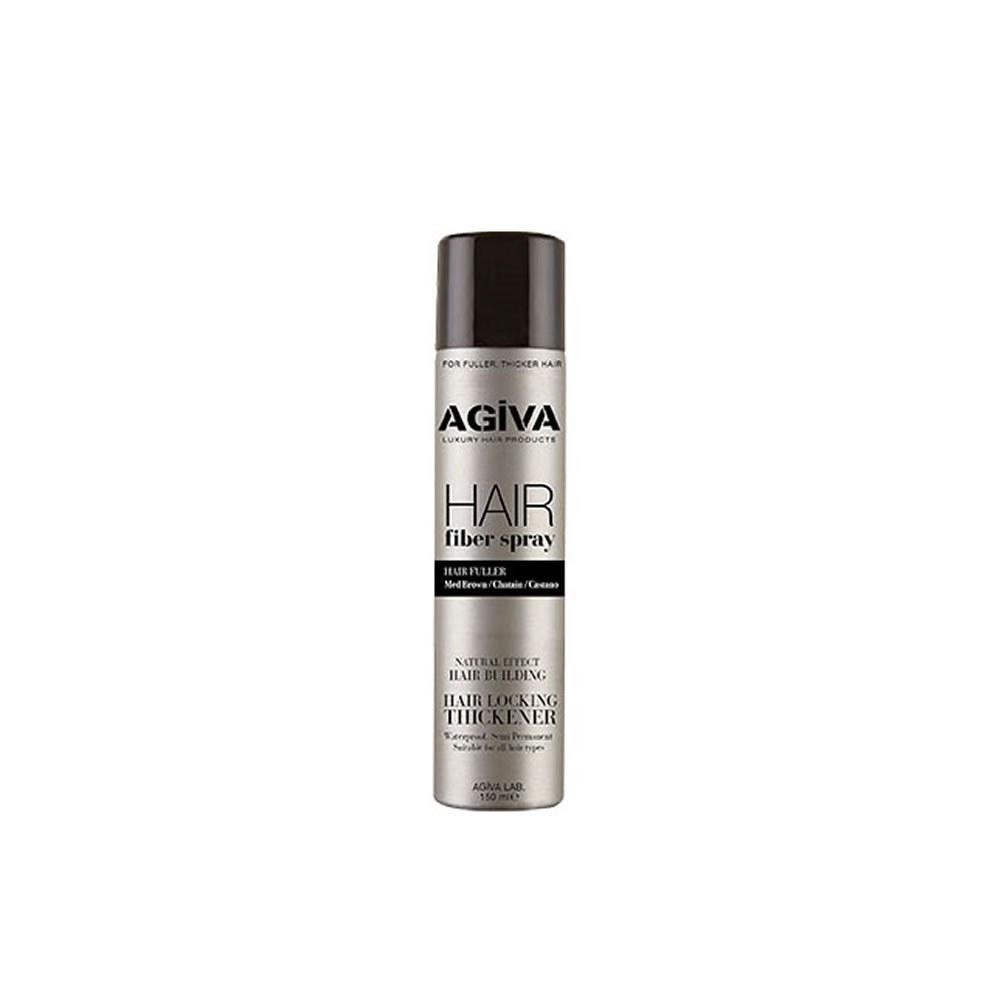 Agiva Hair Fiber Spray Castano 150ml - Spray Antidiradamento - 40%