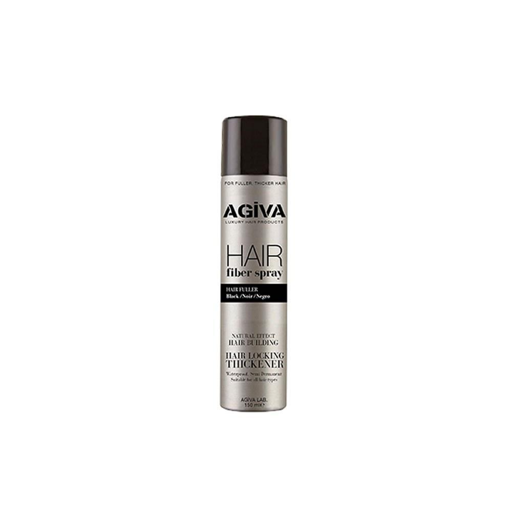 Agiva Hair Fiber Spray Nero 150ml - Spray Antidiradamento - 40%