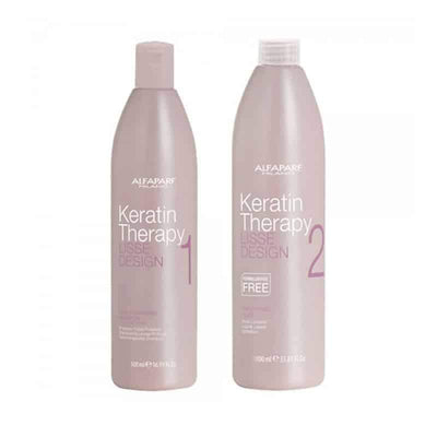 Alfaparf Lisse Design Keratin Kit Deep Cleansing Shampoo & Smoothing Fluid Alfaparf Milano
