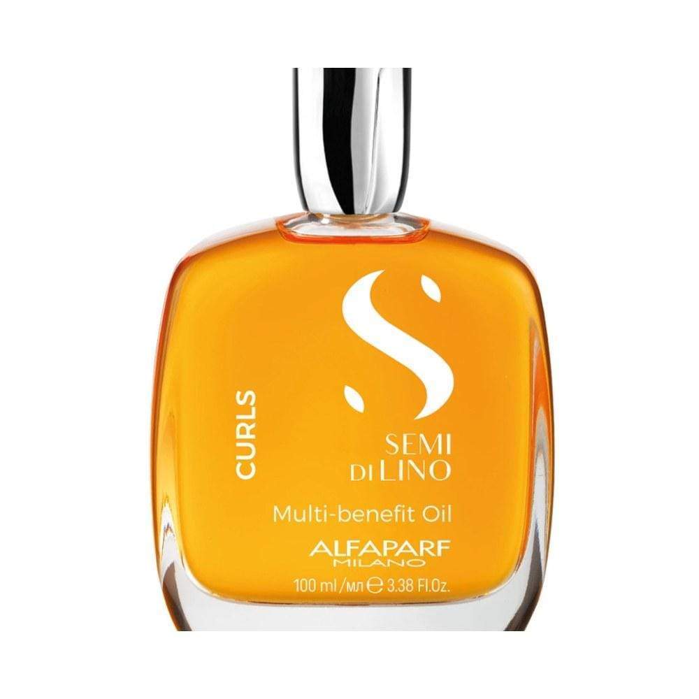 Alfaparf Milano Semi di Lino Curls Multi Benefit Olio capelli ricci 100ml - Planethair 