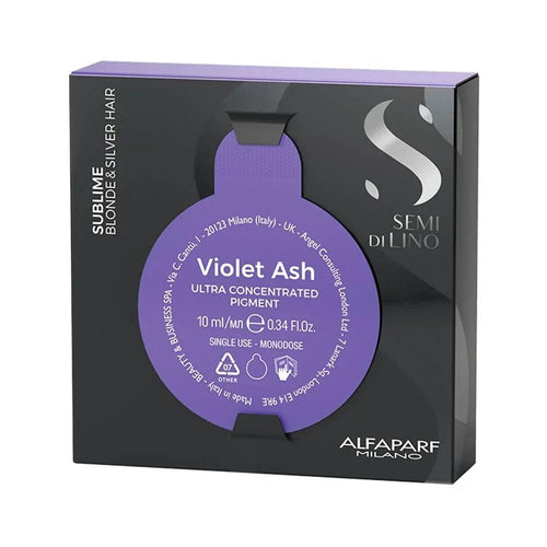 Alfaparf Milano Semi di Lino Sublime Violet Ash Pigmento Ultra Concentrato Viola Blu Antigiallo 10ml - Planethair