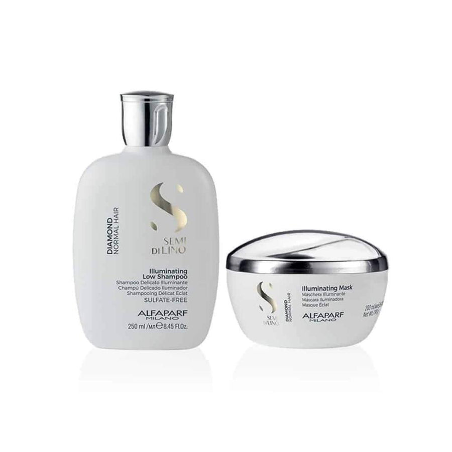 Alfaparf Semi di Lino Diamond Kit Shampoo e Maschera - Planethair 