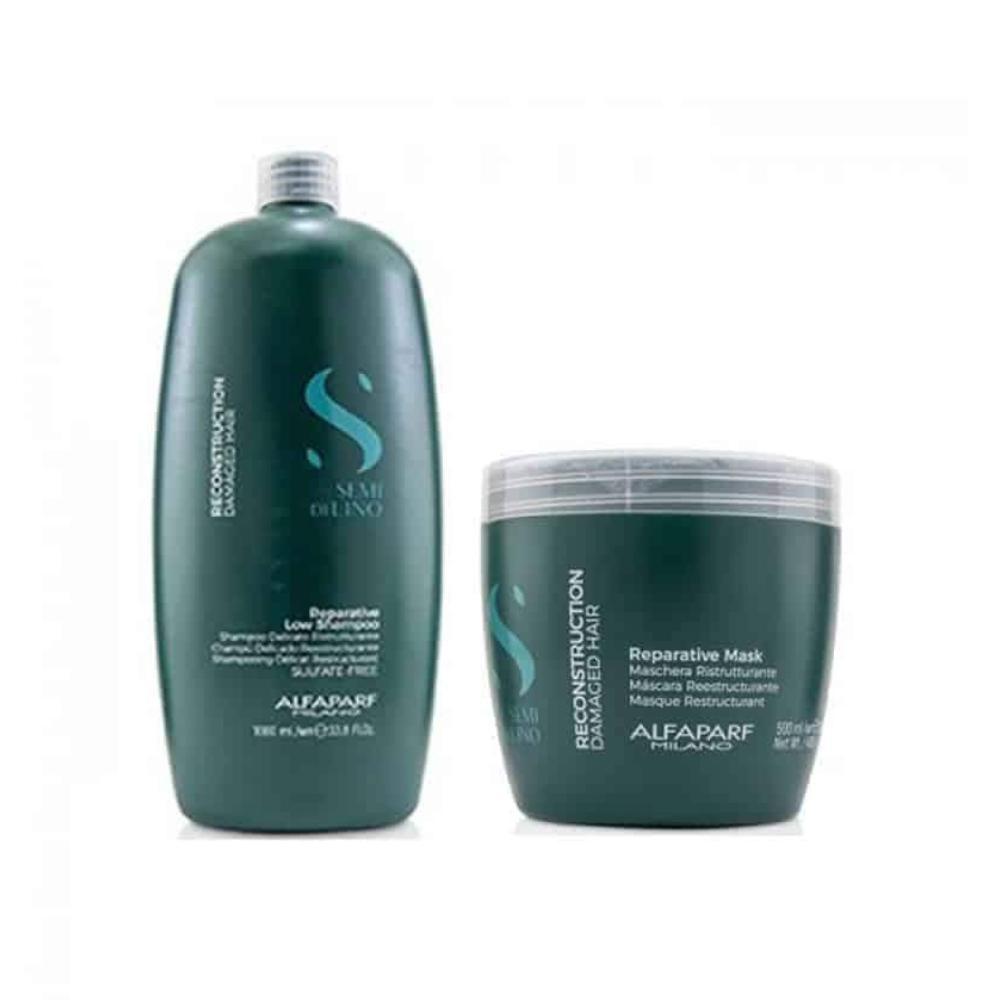Alfaparf Semi di Lino Reconstruction Kit Ricostruzione Professionale Capelli - Planethair 