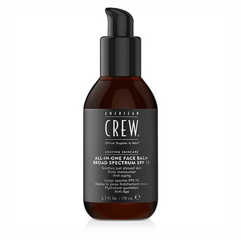 American Crew All-In-One Balsamo Dopobarba SPF15 170ml - Planethair 