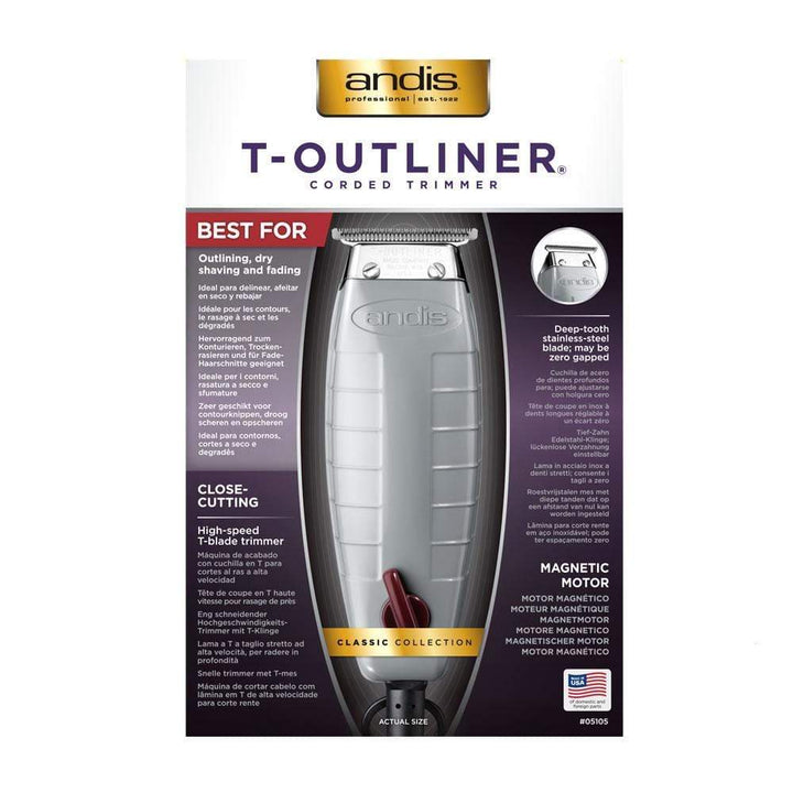 Andis T-Outliner T-Blade Trimmer tosatrice professionale - Planethair 