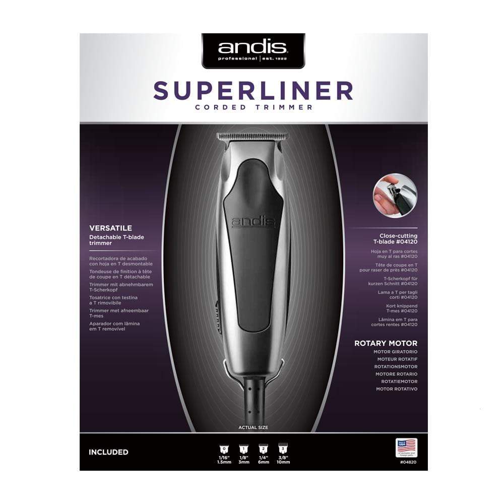 Andis Trimmer Tagliacapelli Superliner T-Blade - Planethair 
