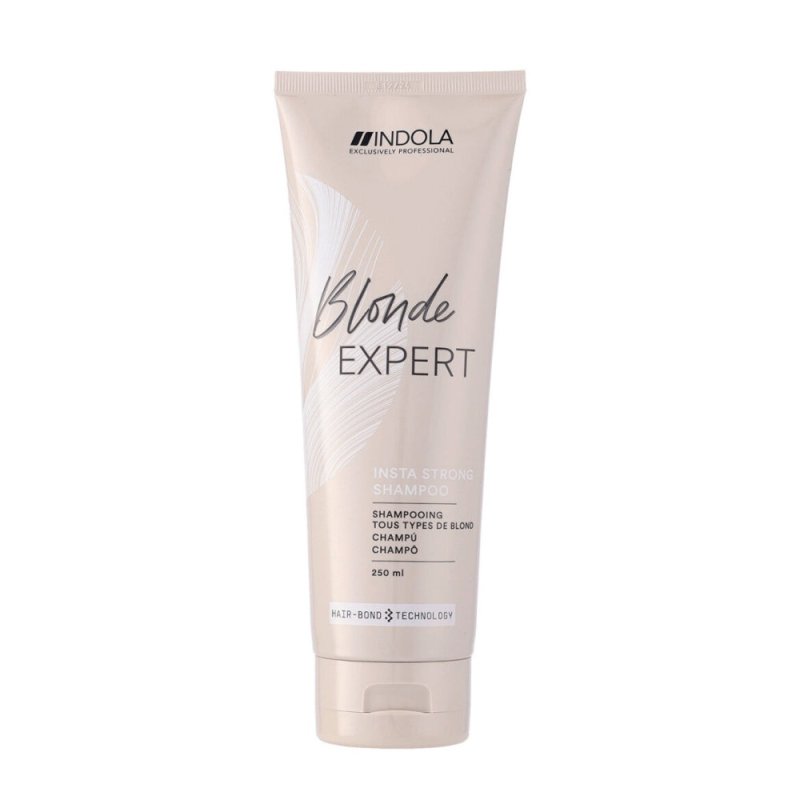 Indola Blonde Expert Insta Strong Shampoo capelli biondi - Antigiallo - Capelli