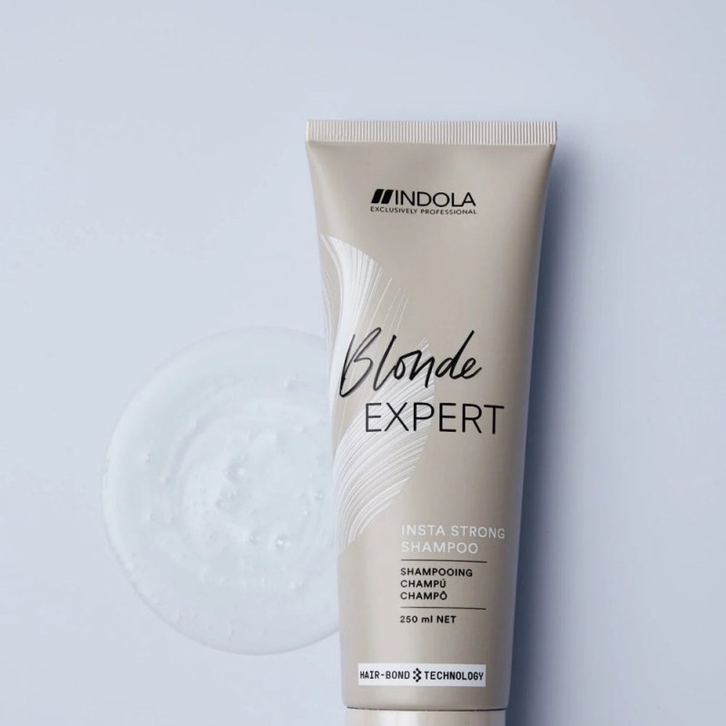 Indola Blonde Expert Insta Strong Shampoo capelli biondi - Planethair 