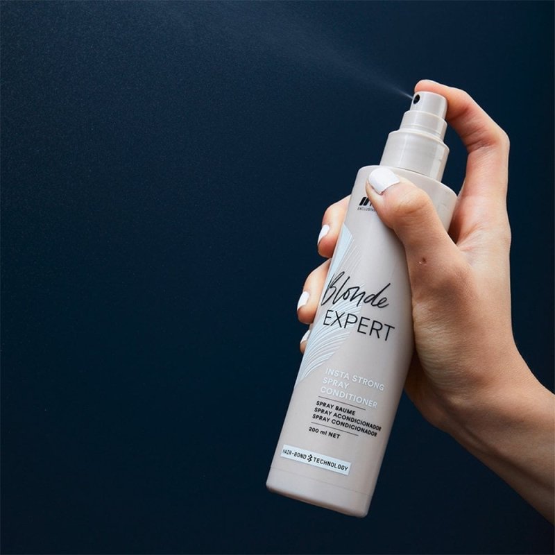 Indola Blonde Expert Insta Strong Spray Conditioner capelli biondi 200ml - Planethair 