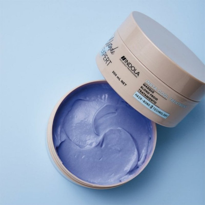 Indola Blonde Expert Insta Cool Treatment maschera antigiallo 200ml - Planethair 