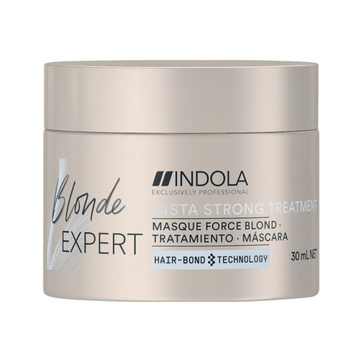 Indola Blonde Expert Insta Strong Treatment maschera capelli biondi - Planethair 