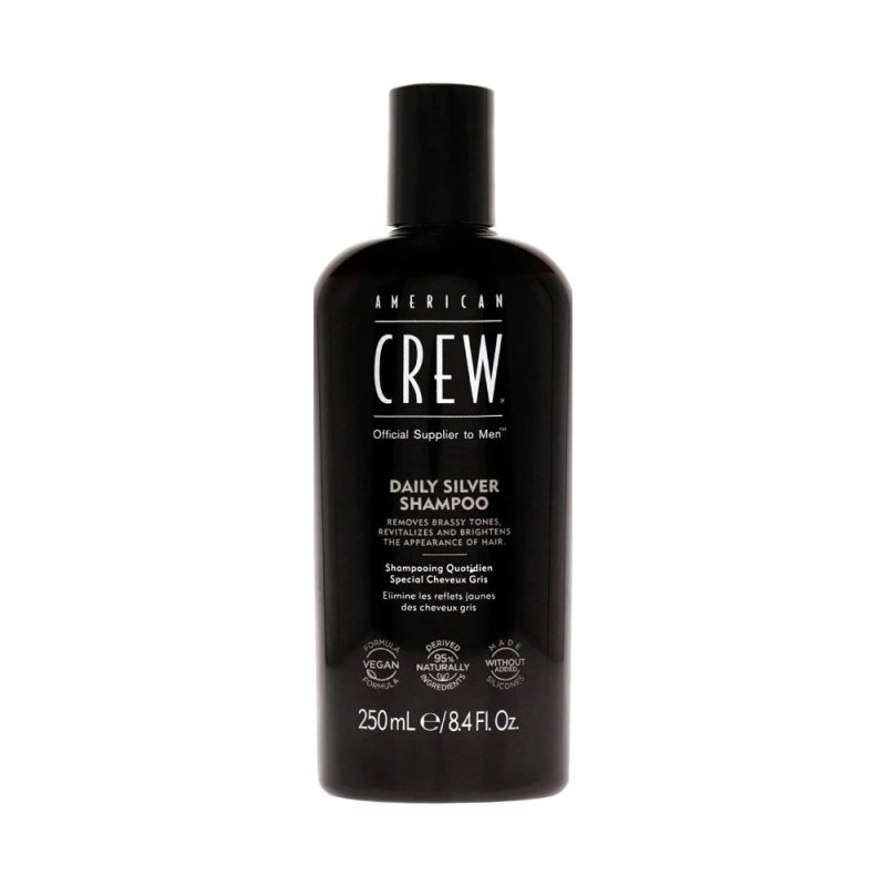 American Crew Daily Silver Shampoo antigiallo 250ml - Antigiallo - Antigiallo