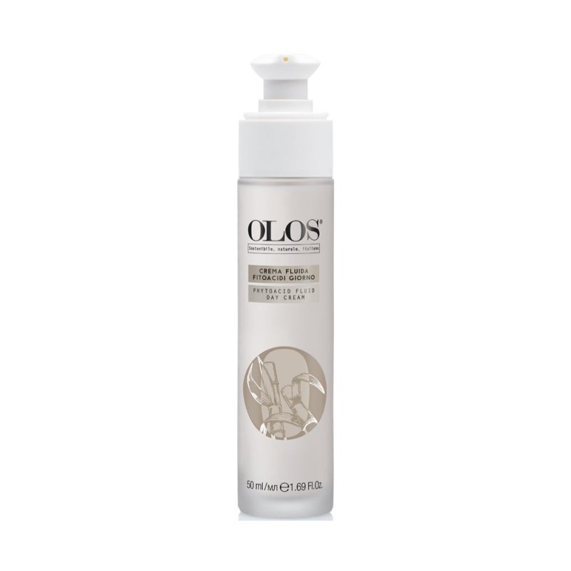 Olos Crema Viso Fluida Fitoacidi Giorno 50ml - Planethair 