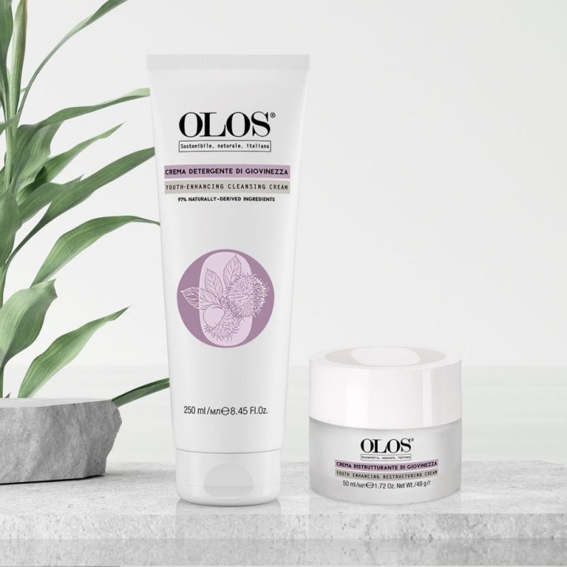 Olos Kit Crema Detergente e Crema Viso Ristrutturante - Planethair 