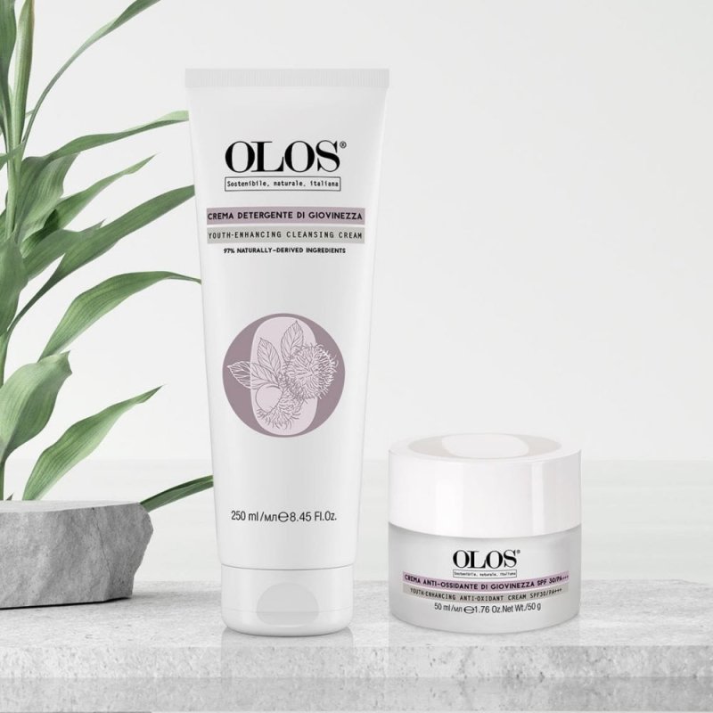 Olos Kit Crema Detergente e Crema Viso Anti Ossidante - Planethair 