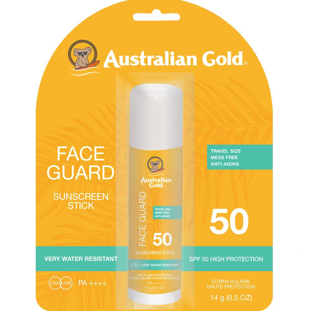 Australian Gold Face Guard Stick SPF50 protezione solare 14gr - Planethair 