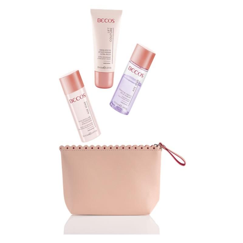Becos Beauty Routine Lift Couture Kit crema viso lifting tonico e detergente - Planethair 