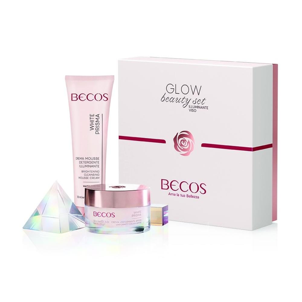 Becos White Prisma Crema Antimacchia. Crema Detergente Viso Kit - Macchie - 30/40