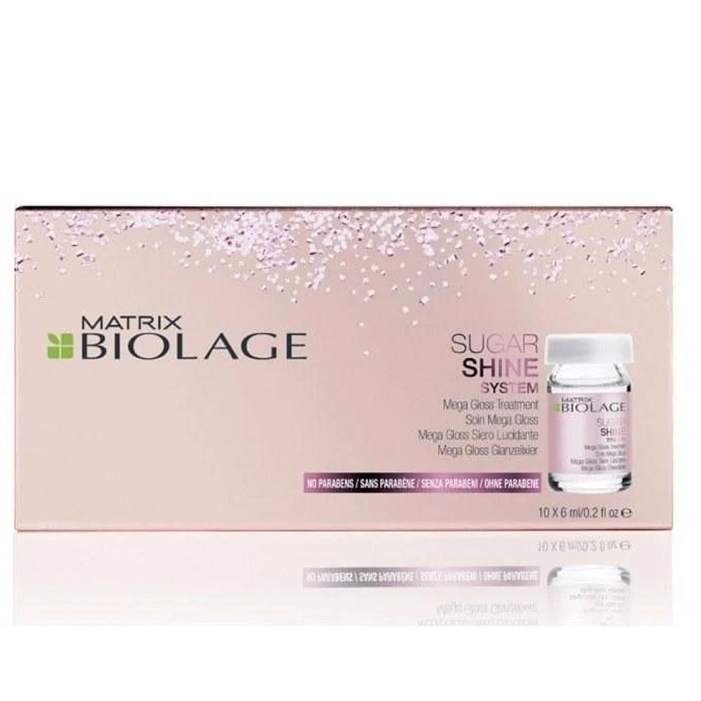 Biolage Mega Gloss Sugar Shine Lucidante 10x6ml - Planethair 