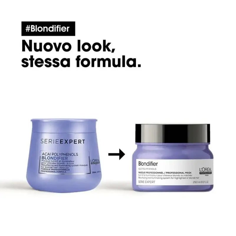 L'Oreal Professionnel Serie Expert Blondifier Maschera capelli biondi 250ml - Planethair 
