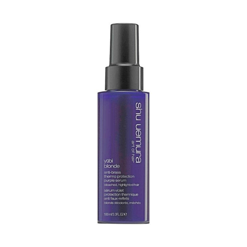 Shu Uemura Yubi Blonde Purple Serum antigiallo termoprotettore 100ml - Planethair 