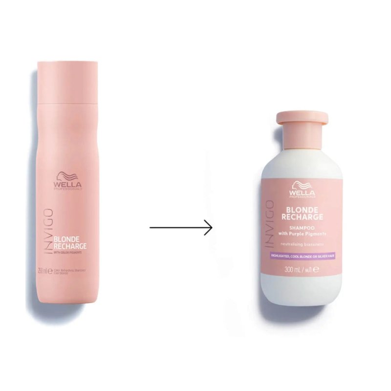 Wella Invigo Blonde Recharge Cool Blonde Shampoo capelli biondi o grigi - Planethair 