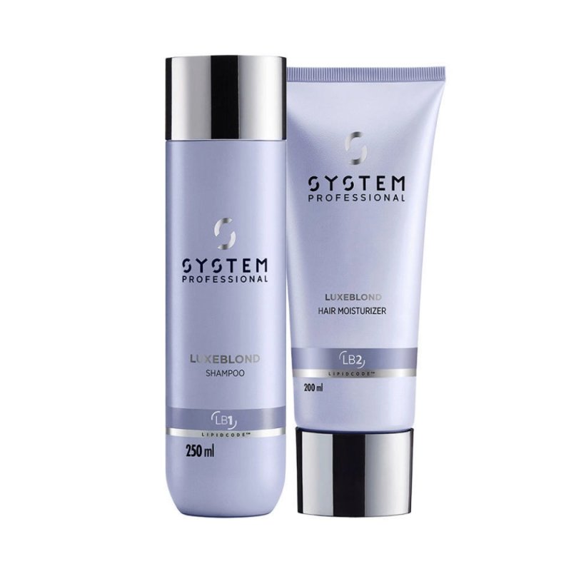 System Professional LuxeBlond Kit Shampoo e Balsamo - Planethair 