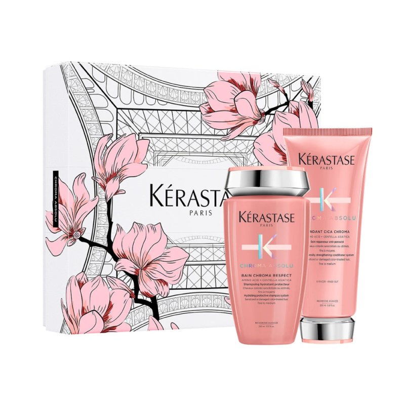 Kerastase Spring kit Chroma Absolu Shampoo e Balsamo capelli colorati - Capelli colorati - 30/40