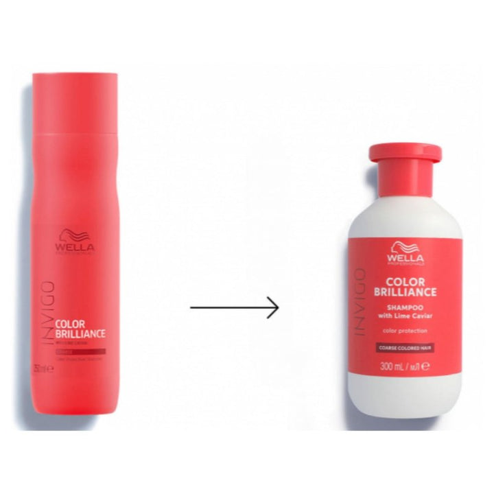 Wella Invigo Color Brilliance Shampoo capelli colorati grossi 300ml - Planethair 