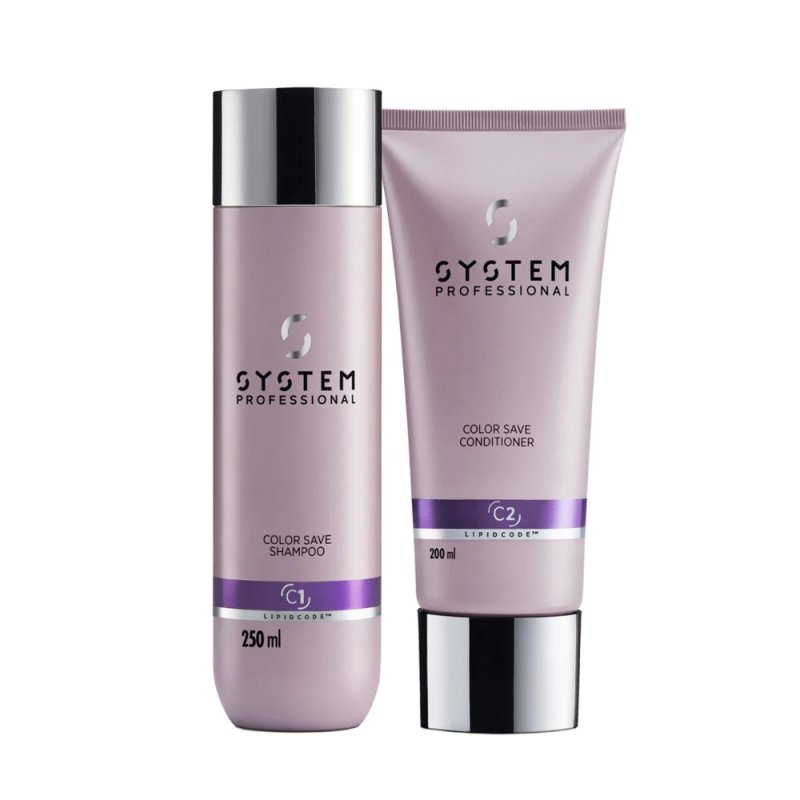 System Professional Color Save Kit Shampoo e Conditioner - Planethair 