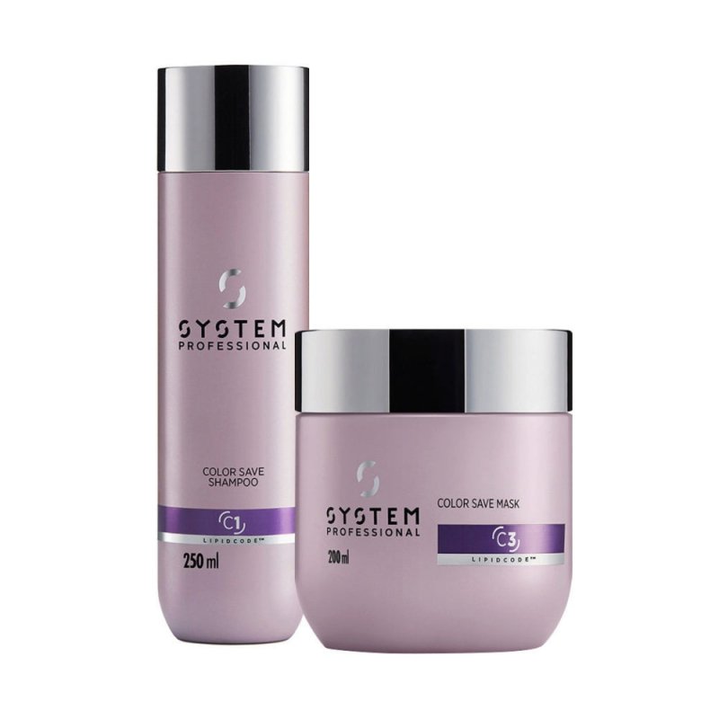 System Professional Color Save Kit Shampoo e Maschera - Planethair 