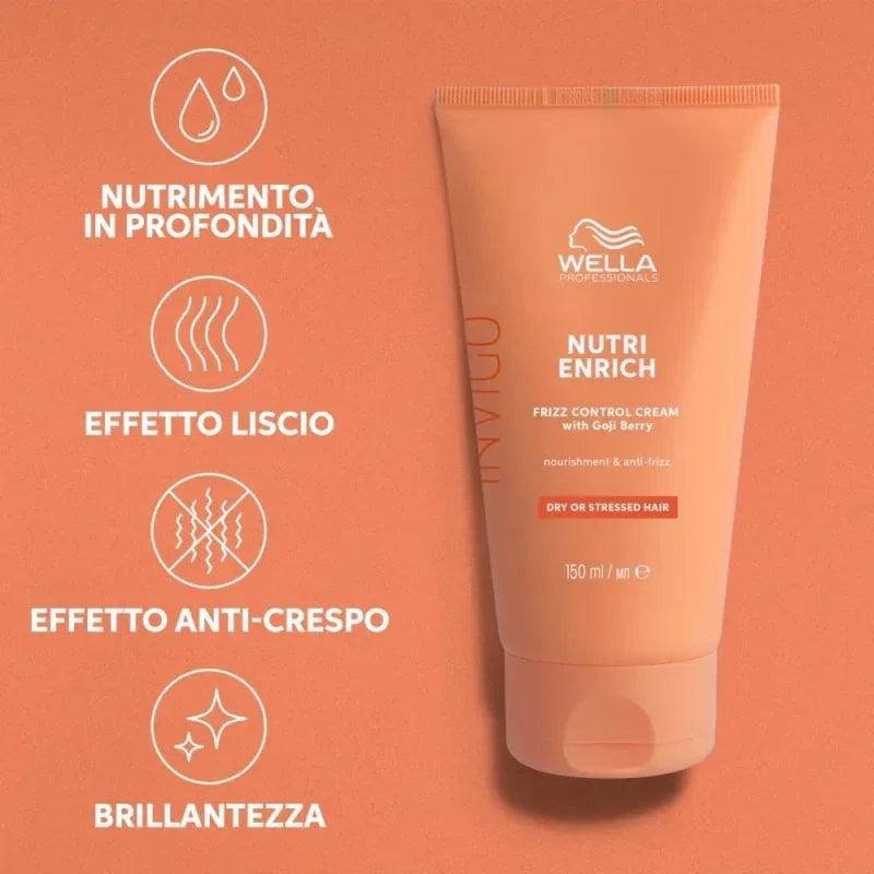 Wella Invigo Nutri Enrich Frizz Control Cream capelli secchi 150ml - Planethair
